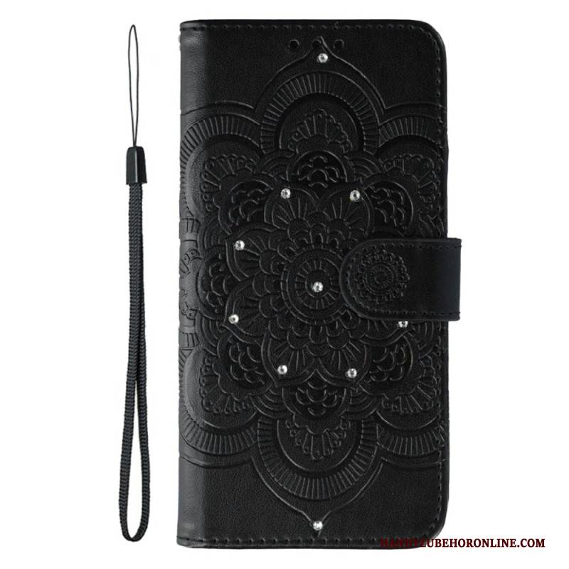 Lederhüllen Google Pixel 10 Pro Xl Strass-mandala