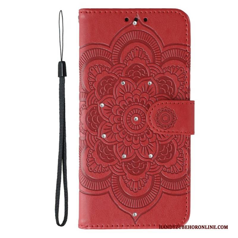 Lederhüllen Google Pixel 10 Pro Xl Strass-mandala