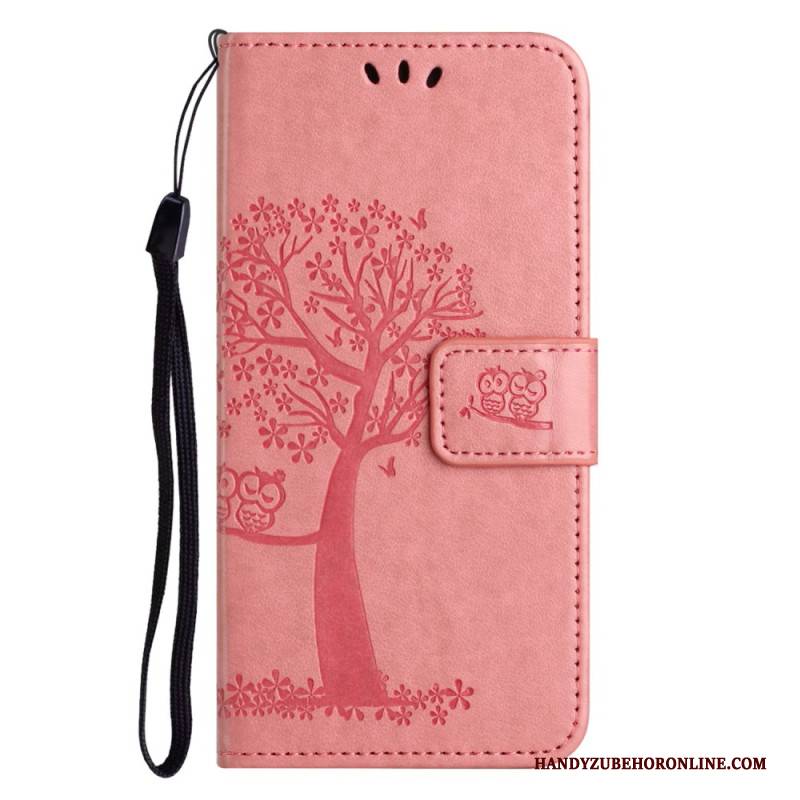 Lederhüllen Google Pixel 10a Eule Und Baum