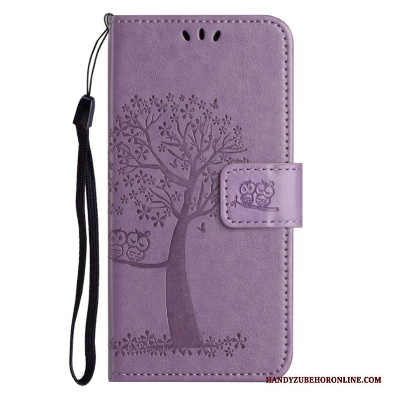 Lederhüllen Google Pixel 10a Eule Und Baum