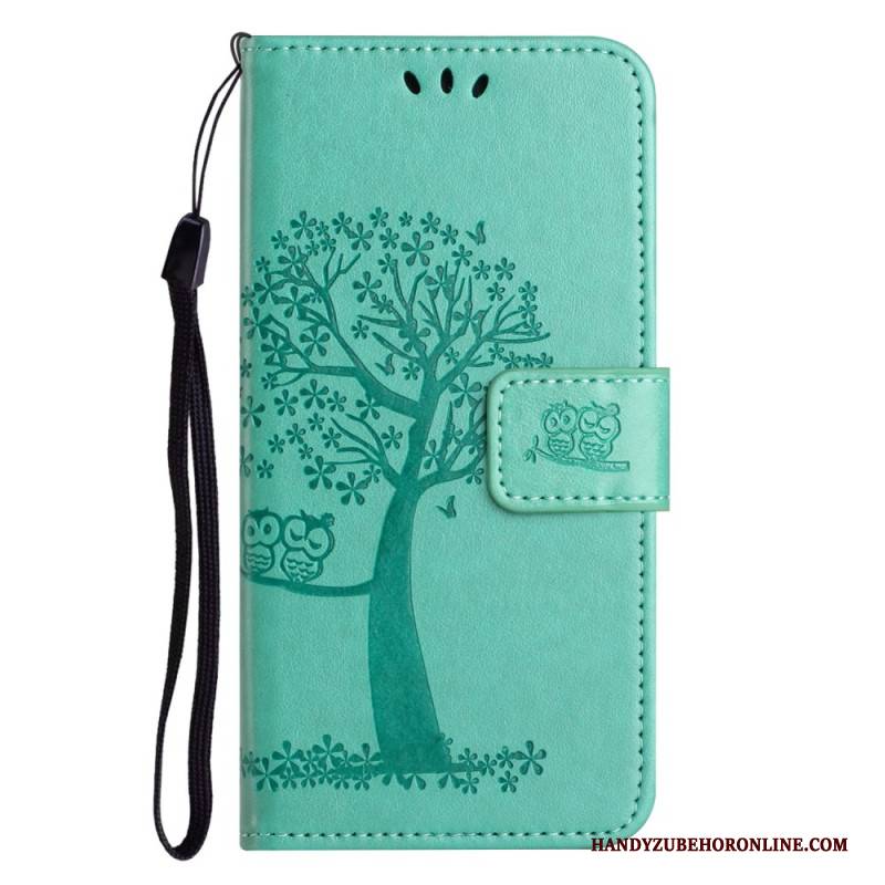 Lederhüllen Google Pixel 10a Eule Und Baum