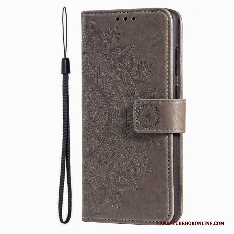 Lederhüllen Google Pixel 10a Handyhülle Sonnenmandala