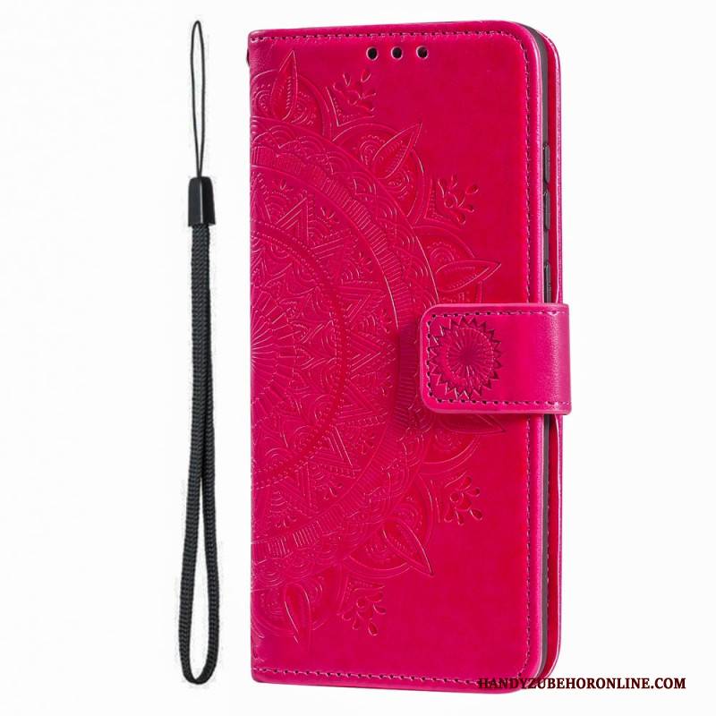 Lederhüllen Google Pixel 10a Handyhülle Sonnenmandala