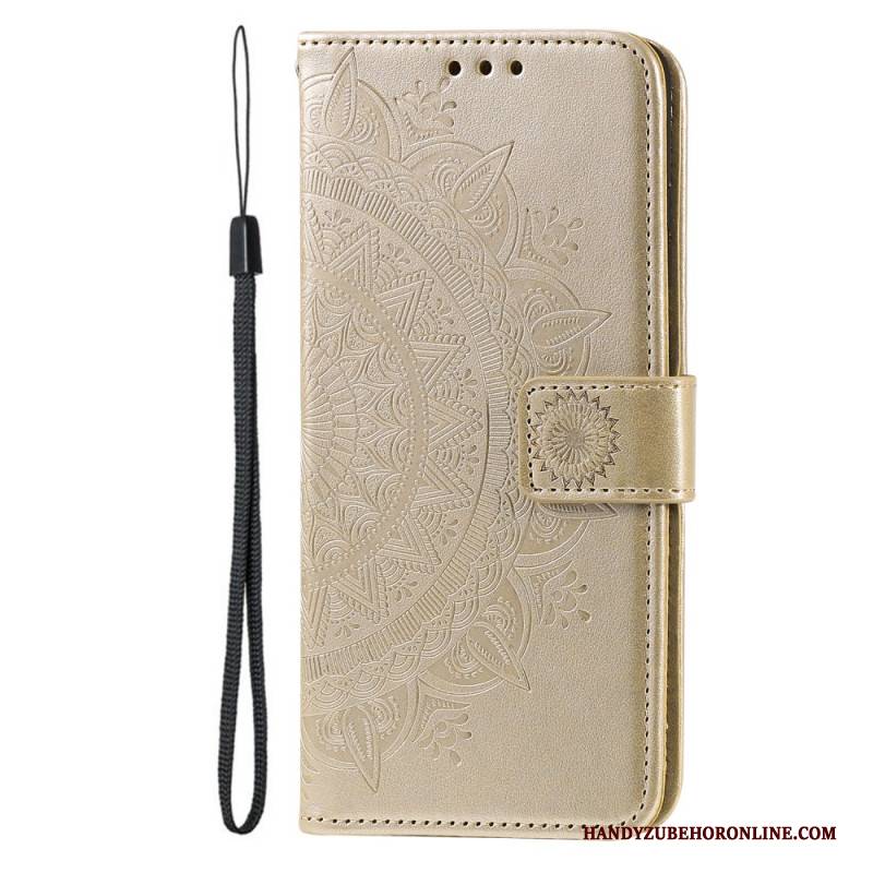 Lederhüllen Google Pixel 10a Handyhülle Sonnenmandala