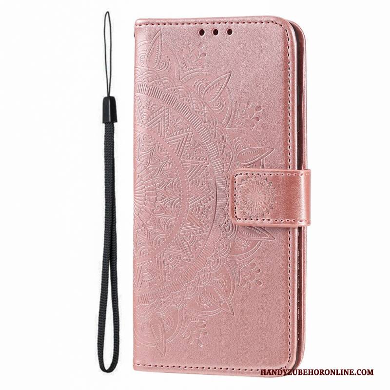 Lederhüllen Google Pixel 10a Handyhülle Sonnenmandala