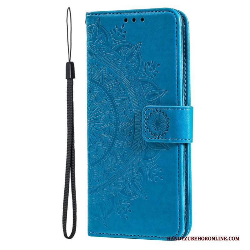 Lederhüllen Google Pixel 10a Handyhülle Sonnenmandala