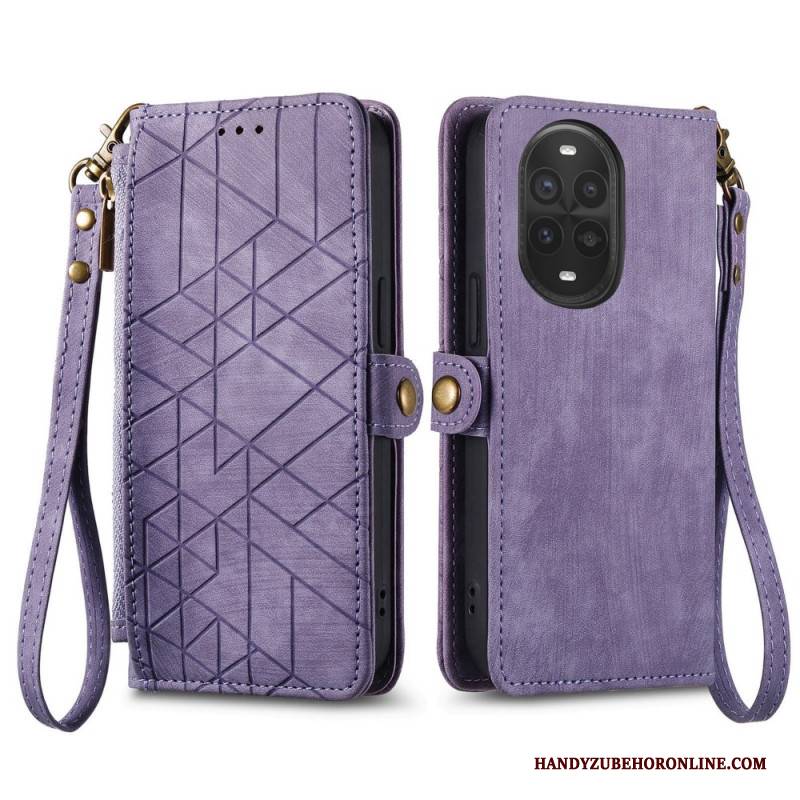 Lederhüllen Huawei Nova 13 Pro Geldbörse Mit Reißverschluss