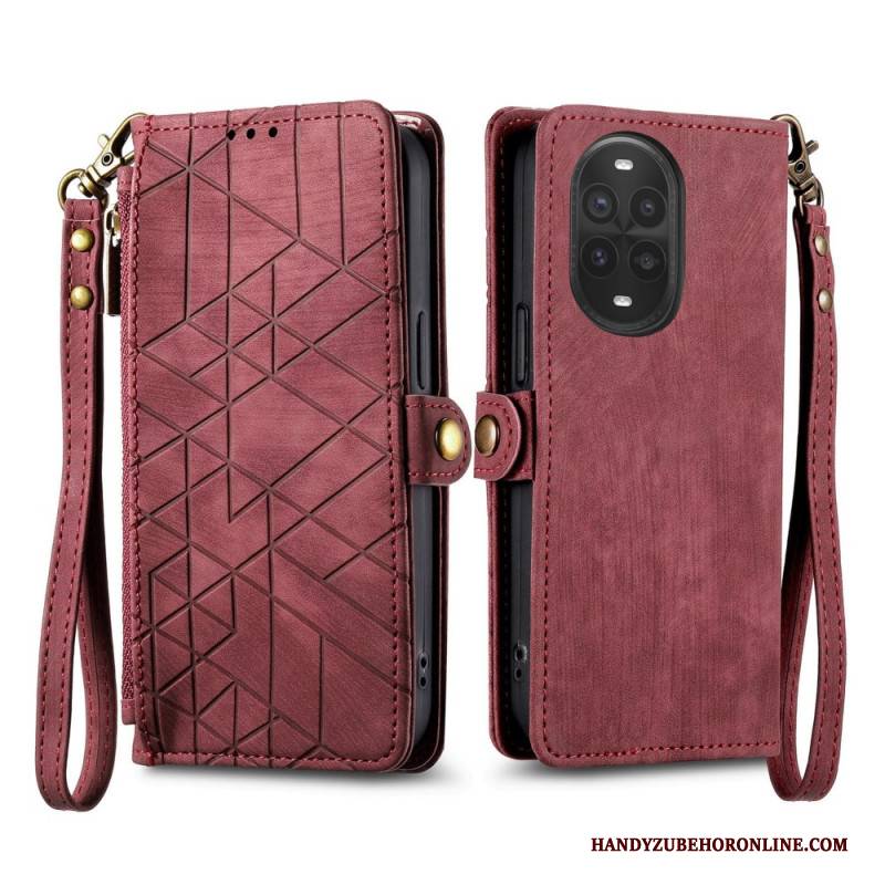 Lederhüllen Huawei Nova 13 Pro Geldbörse Mit Reißverschluss