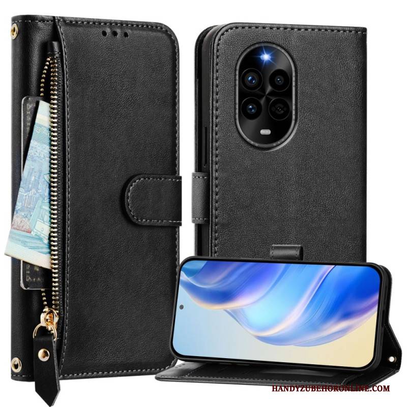 Lederhüllen Huawei Nova 13 Pro Geldbörse Mit Reißverschluss