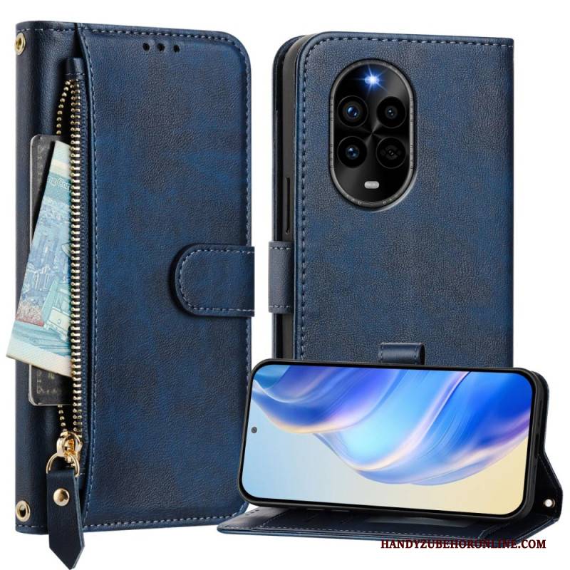 Lederhüllen Huawei Nova 13 Pro Geldbörse Mit Reißverschluss
