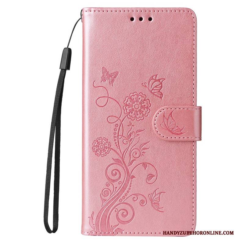 Lederhüllen Huawei Nova 13 Pro Handyhülle Blumenmuster