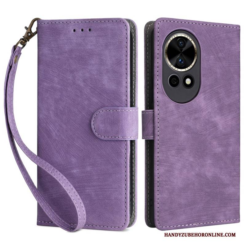 Lederhüllen Huawei Nova 13 Rfid-geldbörse In Wildlederoptik