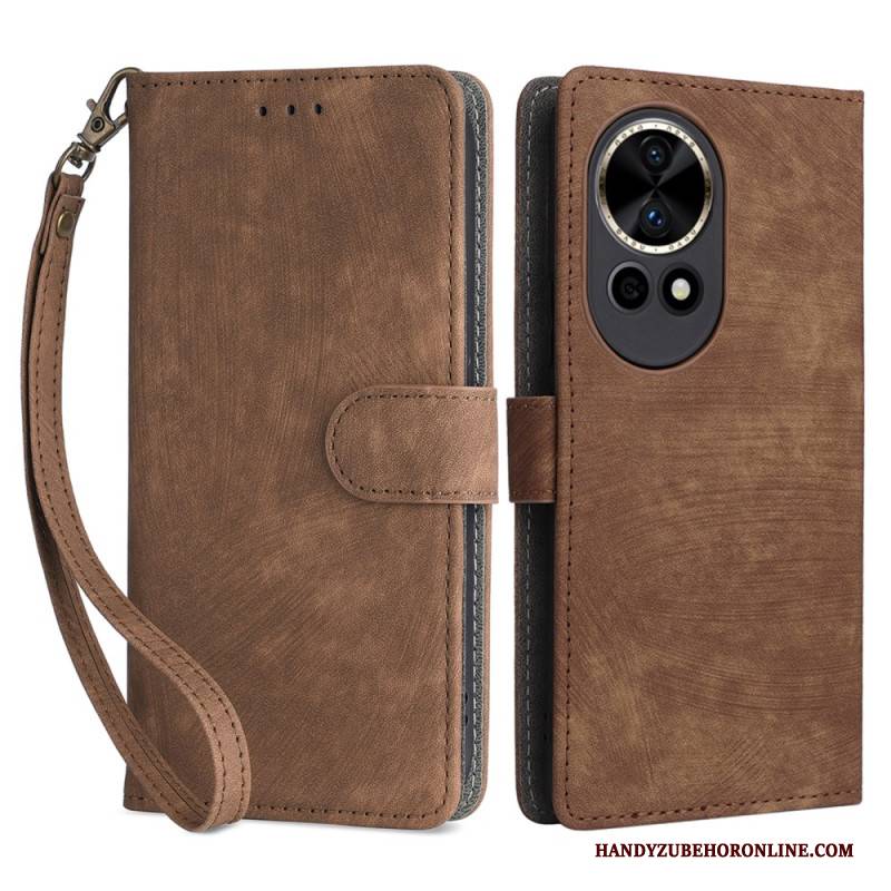 Lederhüllen Huawei Nova 13 Rfid-geldbörse In Wildlederoptik