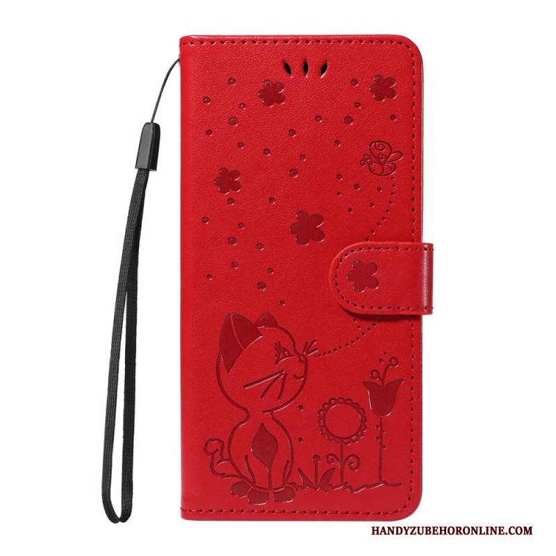 Lederhüllen Huawei Pura 80 Ultra Biene Und Katze