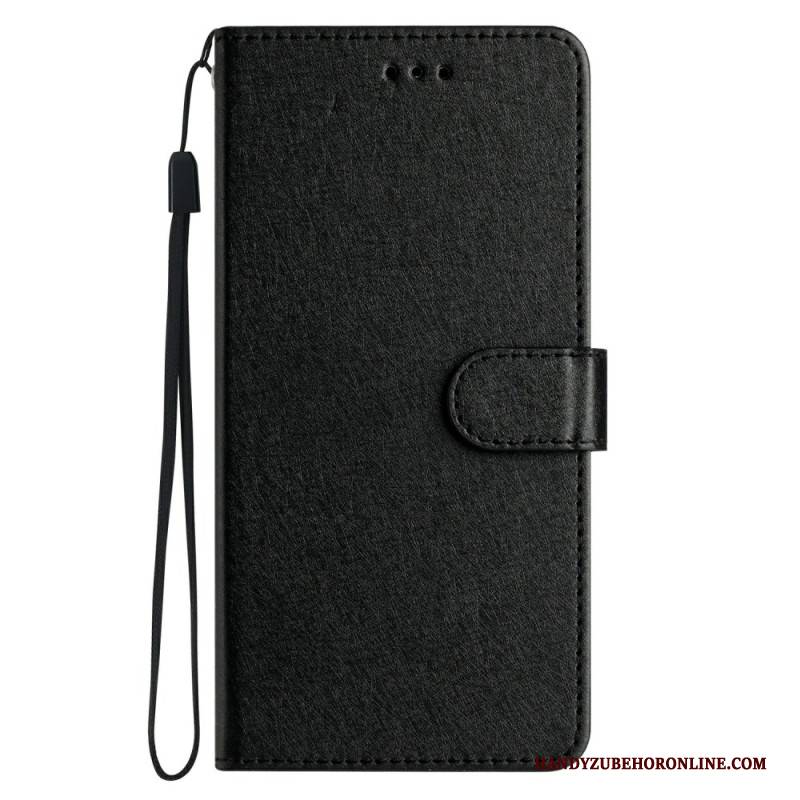 Lederhüllen Oneplus 13 Seidenstruktur