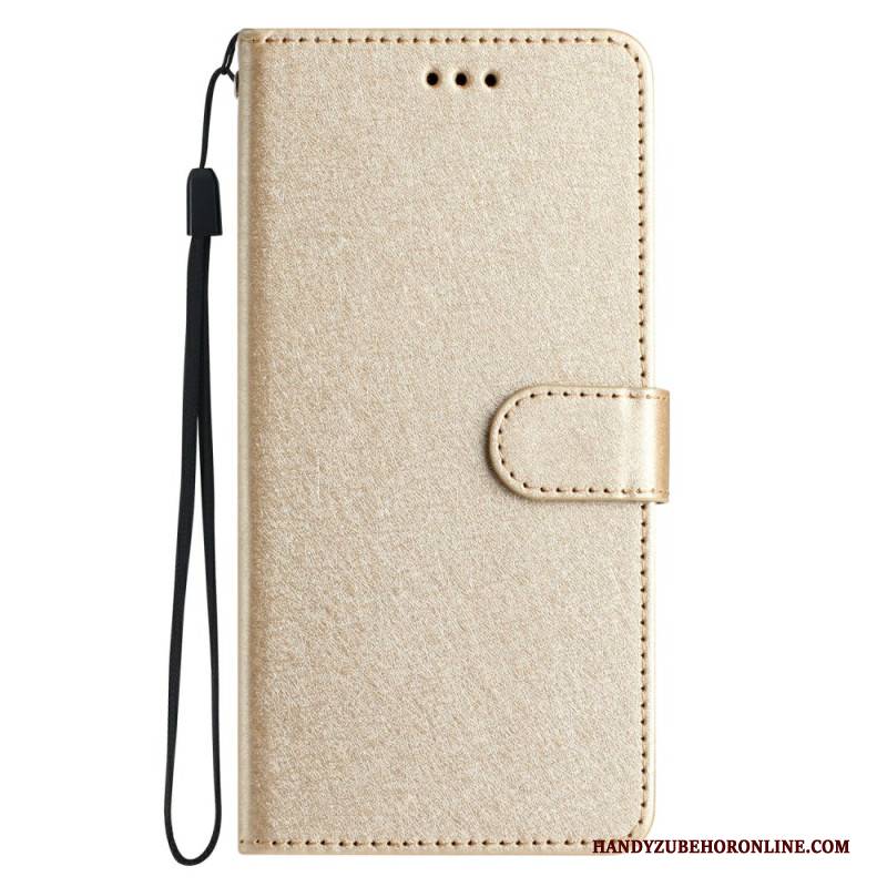 Lederhüllen Oneplus 13 Seidenstruktur