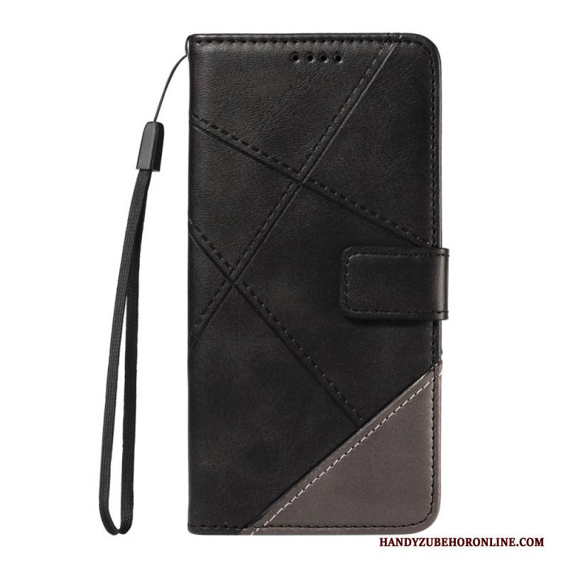 Lederhüllen Oneplus 13r Geometrisches Design