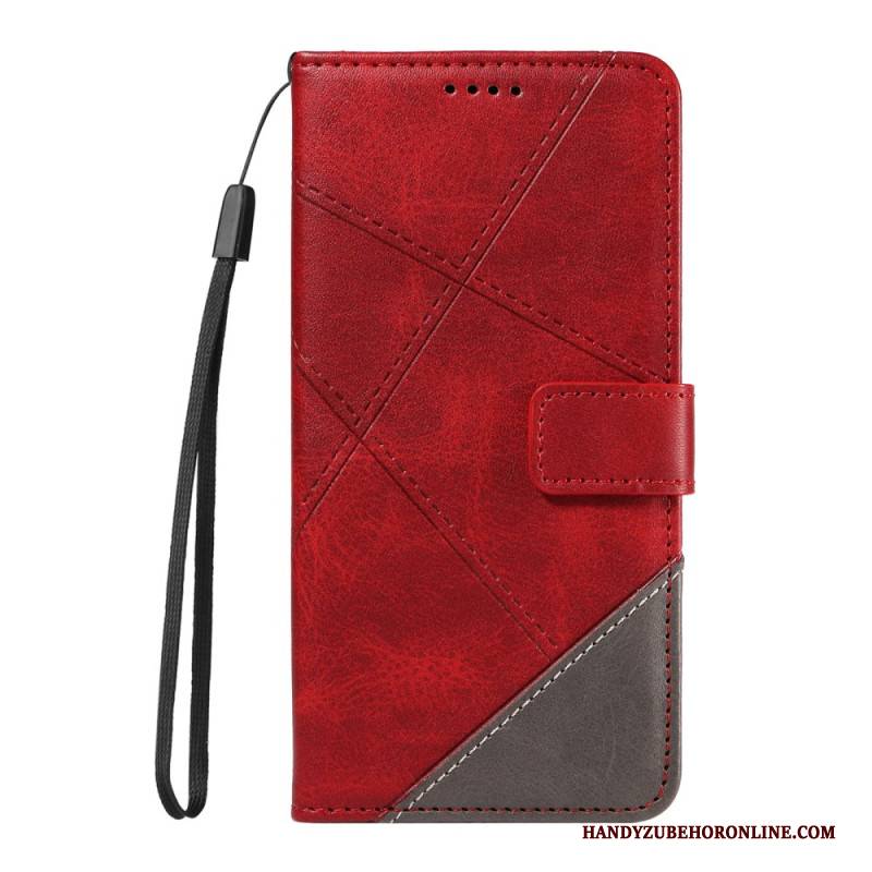 Lederhüllen Oneplus 13r Geometrisches Design