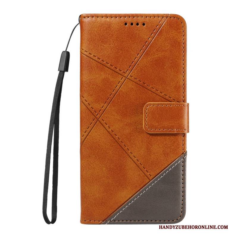 Lederhüllen Oneplus 13r Geometrisches Design