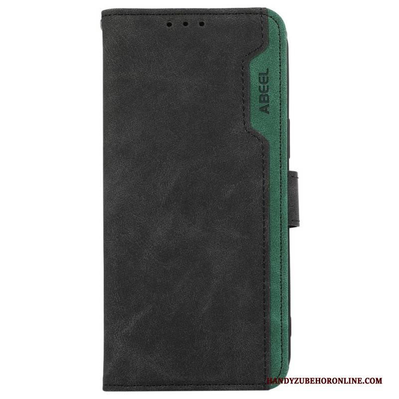 Lederhüllen Oneplus 13r Handyhülle Zweifarbiges Abeel