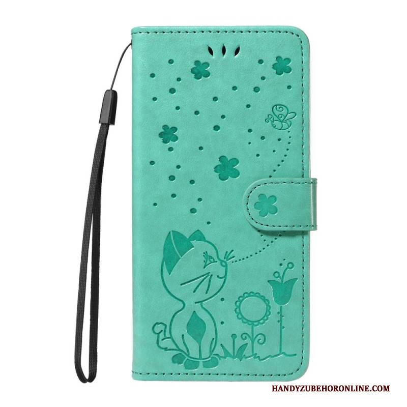 Lederhüllen Oneplus 13r Katze Und Biene