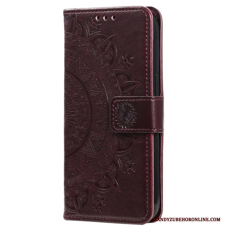 Lederhüllen Oneplus 13r Mandala-sonne