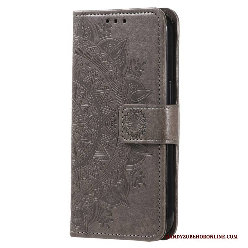 Lederhüllen Oneplus 15r Handyhülle Sonnen-mandala