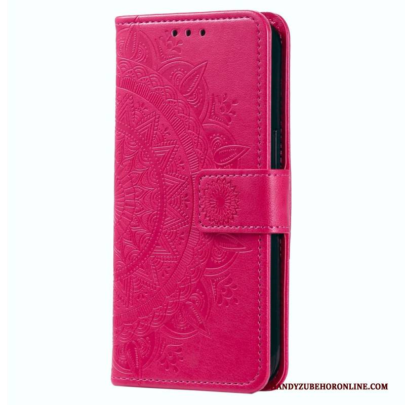 Lederhüllen Oneplus 15r Handyhülle Sonnen-mandala