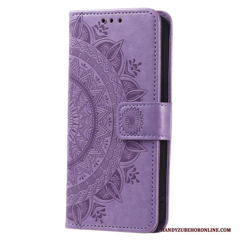 Lederhüllen Oneplus 15r Handyhülle Sonnen-mandala