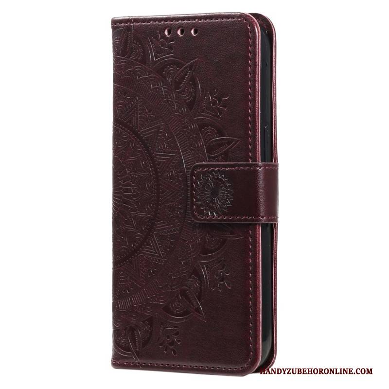 Lederhüllen Oneplus 15r Handyhülle Sonnen-mandala