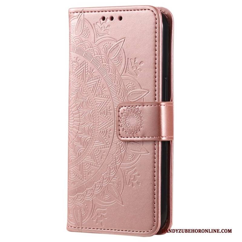 Lederhüllen Oneplus 15r Handyhülle Sonnen-mandala