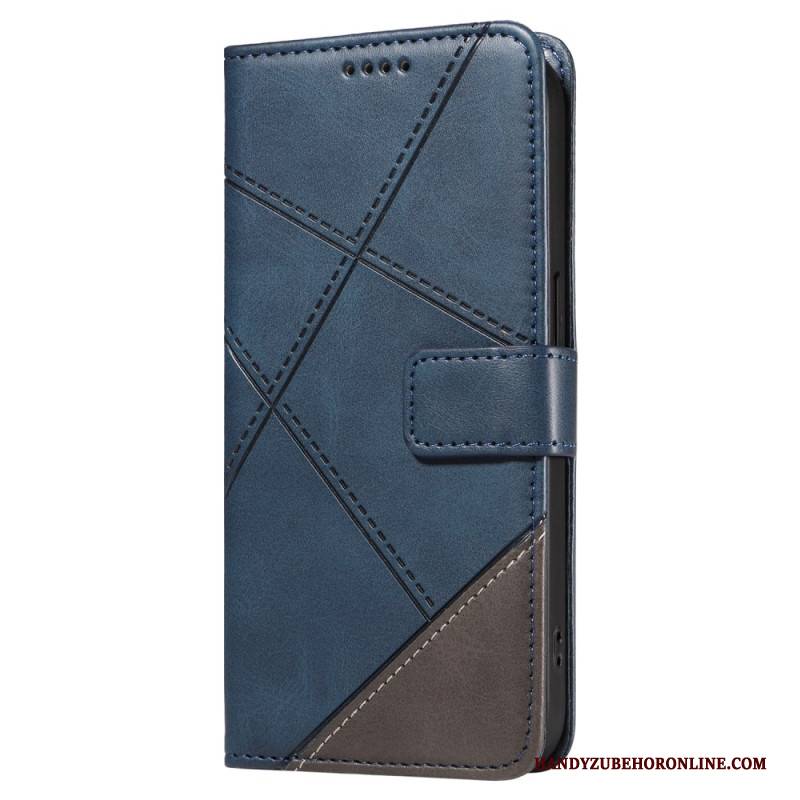 Lederhüllen Oneplus Nord 4 Geometrische Linien