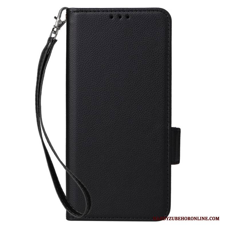 Lederhüllen Oneplus Nord 4 Riemen Mit Litschi-textur