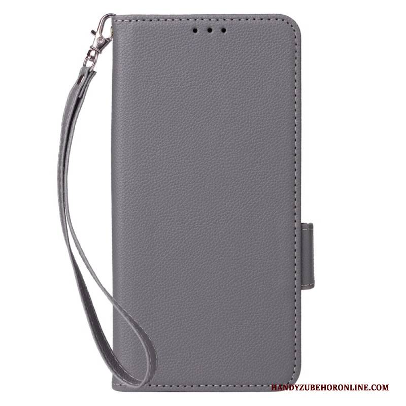 Lederhüllen Oneplus Nord 4 Riemen Mit Litschi-textur