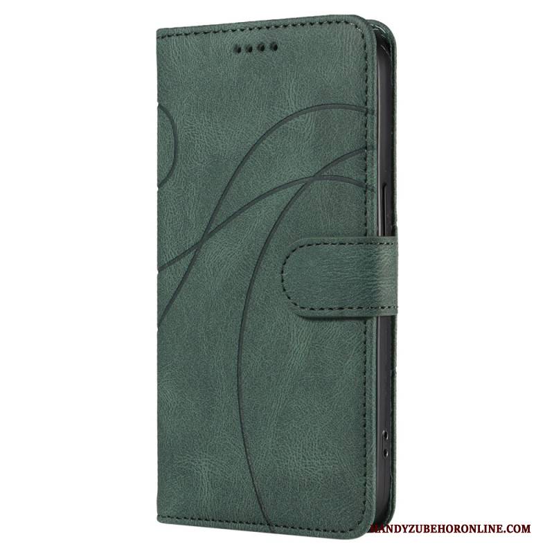 Lederhüllen Oneplus Nord 4 Wellenmuster