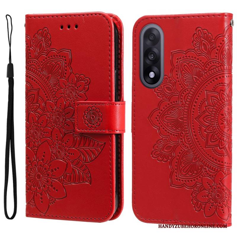 Lederhüllen Oneplus Nord 5 Mandala-muster