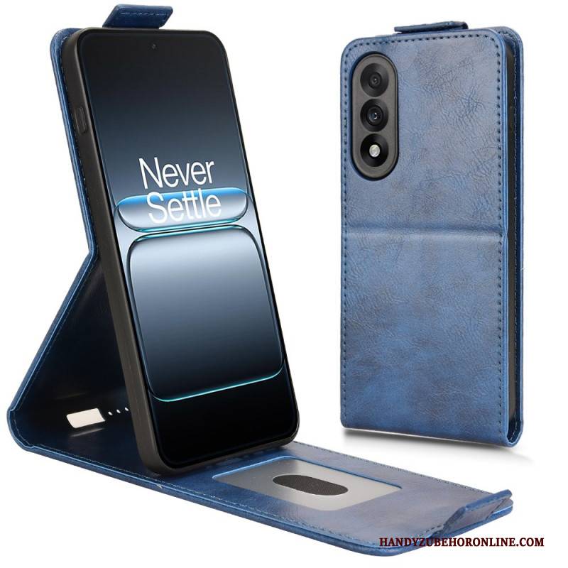 Lederhüllen Oneplus Nord 5 Vertikales Design
