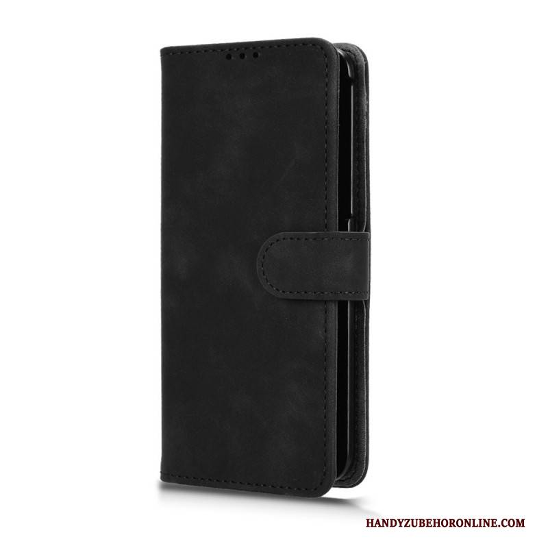 Lederhüllen Oppo Find N5 Handyhülle Wildlederoptik