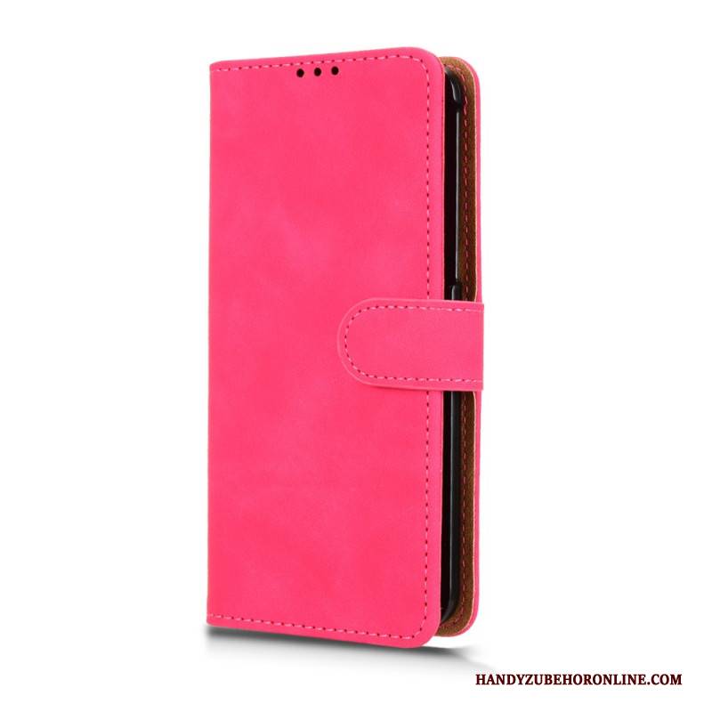 Lederhüllen Oppo Find N5 Handyhülle Wildlederoptik