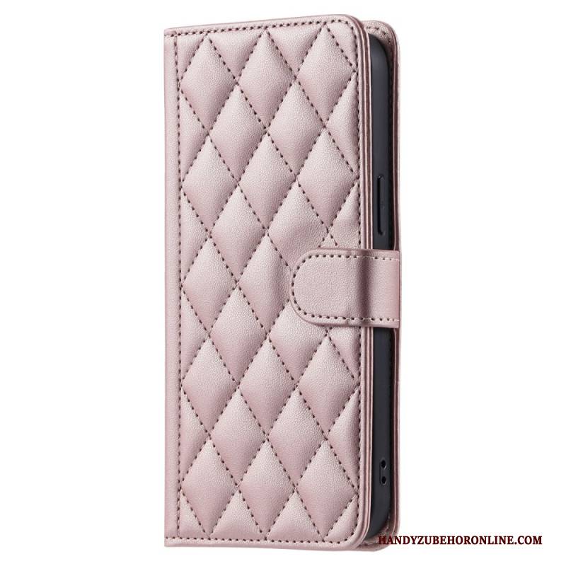 Lederhüllen Oppo Find X8 Handyhülle Gesteppt Mit Riemen Und Schulterriemen