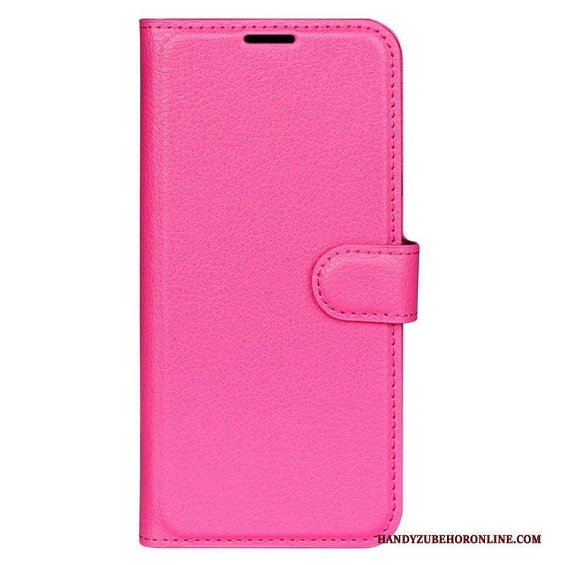 Lederhüllen Oppo Find X8 Handyhülle Klassisches Litschi-leder