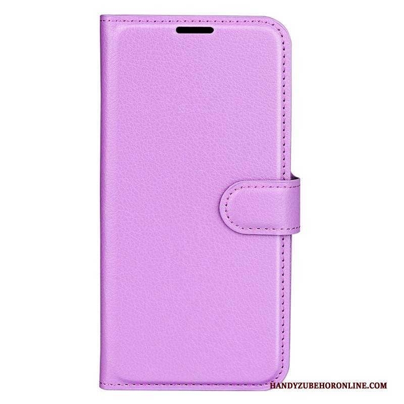 Lederhüllen Oppo Find X8 Handyhülle Klassisches Litschi-leder