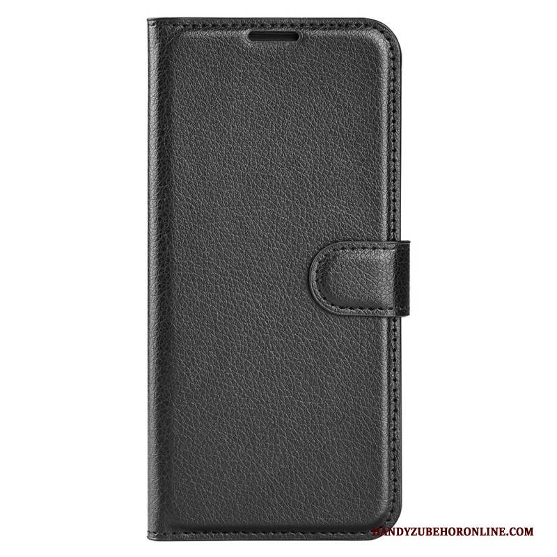 Lederhüllen Oppo Find X8 Pro Handyhülle Klassisches Litschi-kunstleder