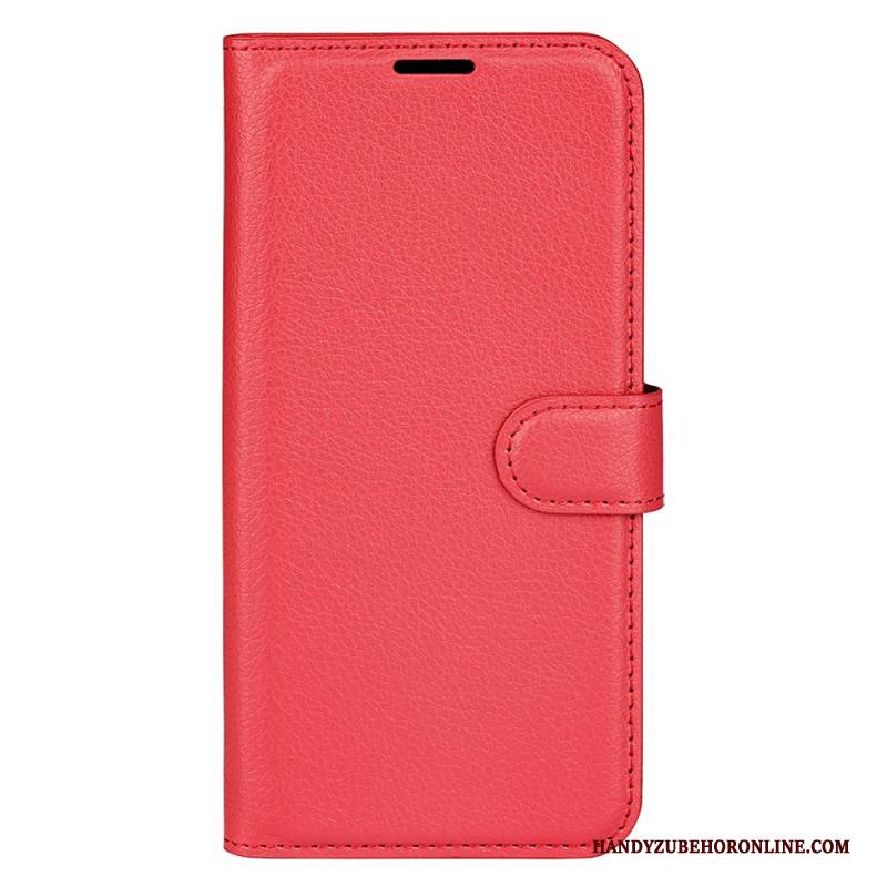 Lederhüllen Oppo Find X8 Pro Handyhülle Klassisches Litschi-kunstleder