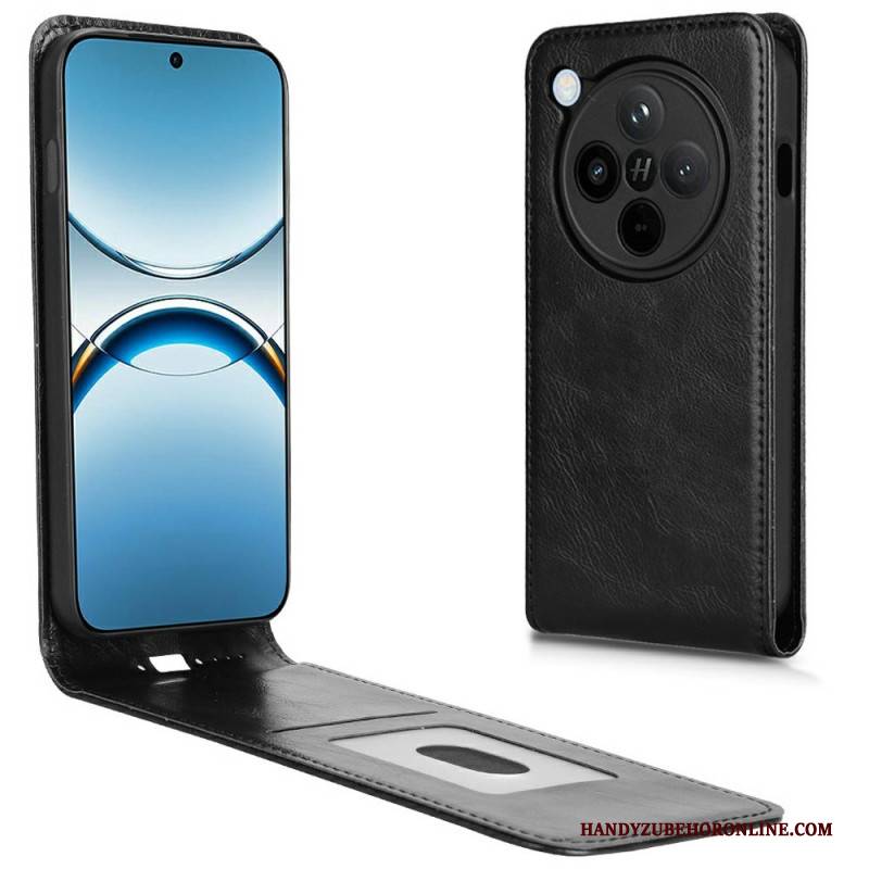 Lederhüllen Oppo Find X8 Pro Handyhülle Vertikal Klappbares Design In Lederoptik