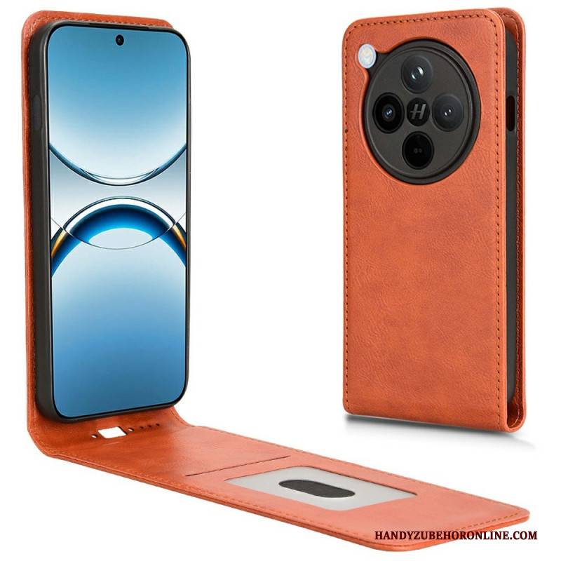 Lederhüllen Oppo Find X8 Pro Handyhülle Vertikal Klappbares Design In Lederoptik