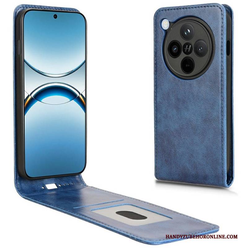 Lederhüllen Oppo Find X8 Pro Handyhülle Vertikal Klappbares Design In Lederoptik