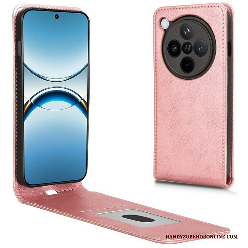 Lederhüllen Oppo Find X8 Pro Handyhülle Vertikal Klappbares Design In Lederoptik