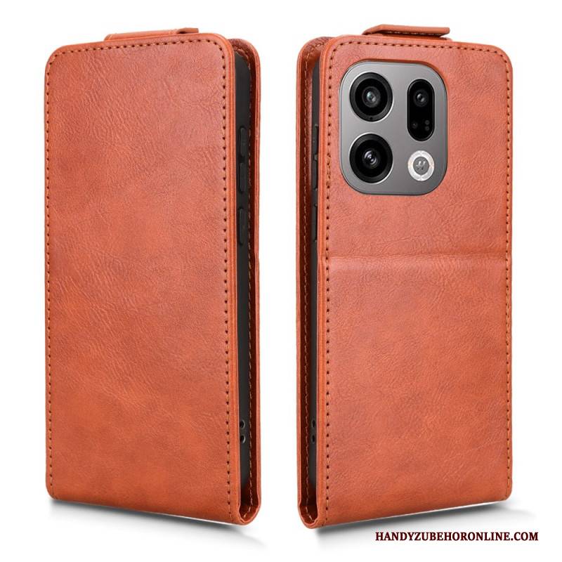 Lederhüllen Oppo Find X9 5g Handyhülle Vertikale Klappe