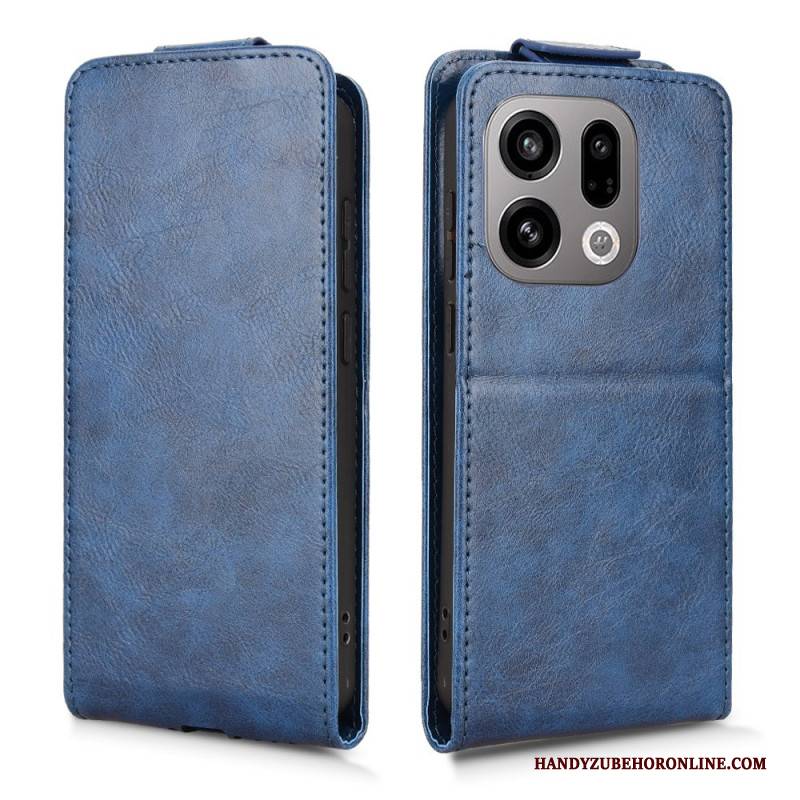 Lederhüllen Oppo Find X9 5g Handyhülle Vertikale Klappe